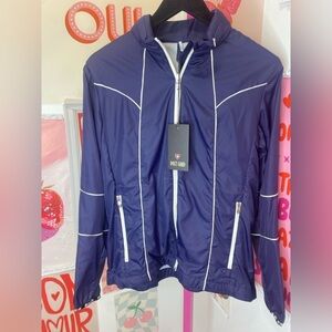 POST CARD CIBELE ZIPPER UP HODDIE WINDBREAKER JACKET